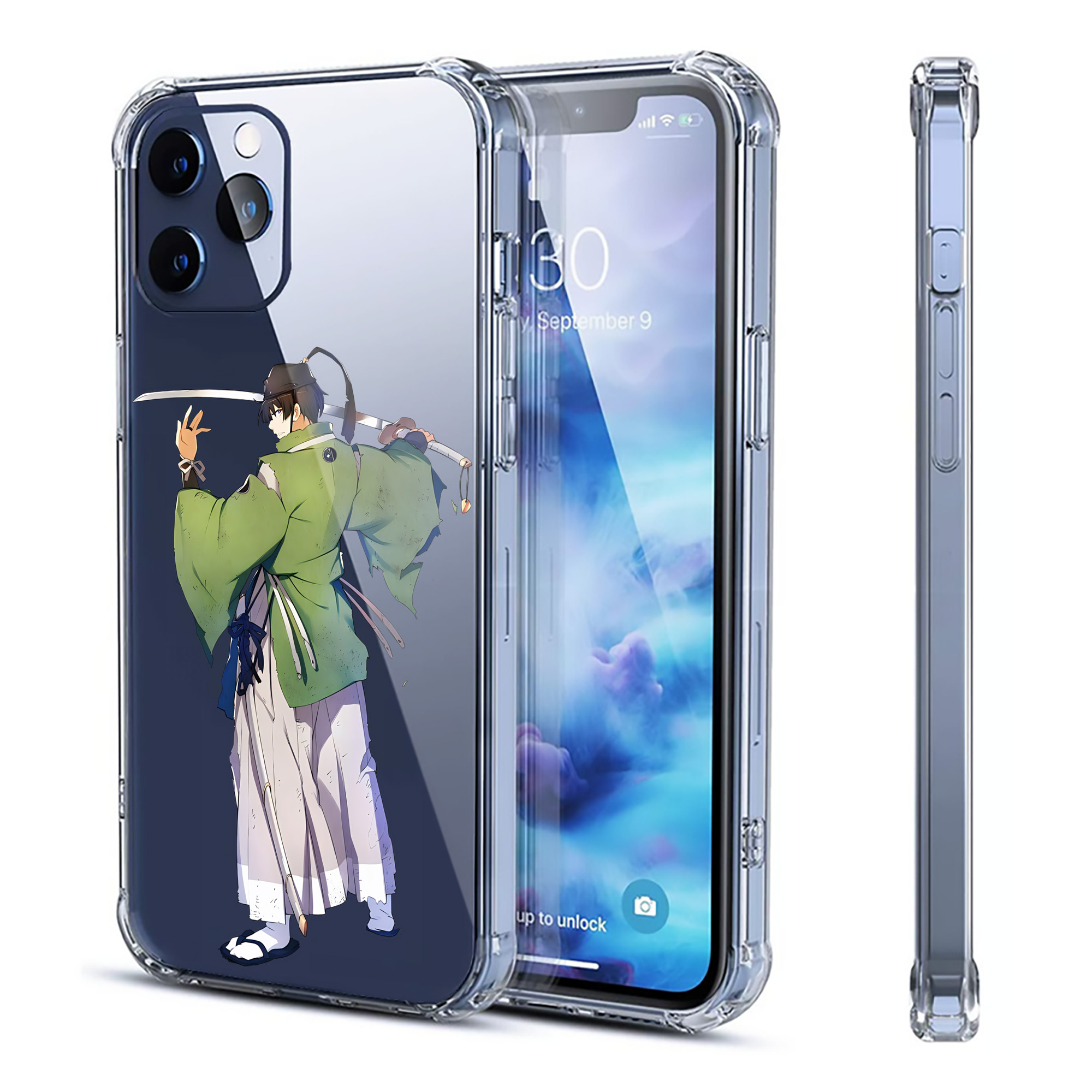 （画像用） 刀剣乱舞 Touken Ranbu 【iPhone 12シリーズ対応】透明スマホケース（クリアソフトケース）